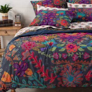 Alternative view of Catalina Cotton Euro Sham - Midnight Garden
