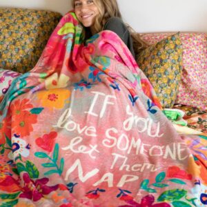 Double-Sided Cozy Throw Blanket - Let Them Nap