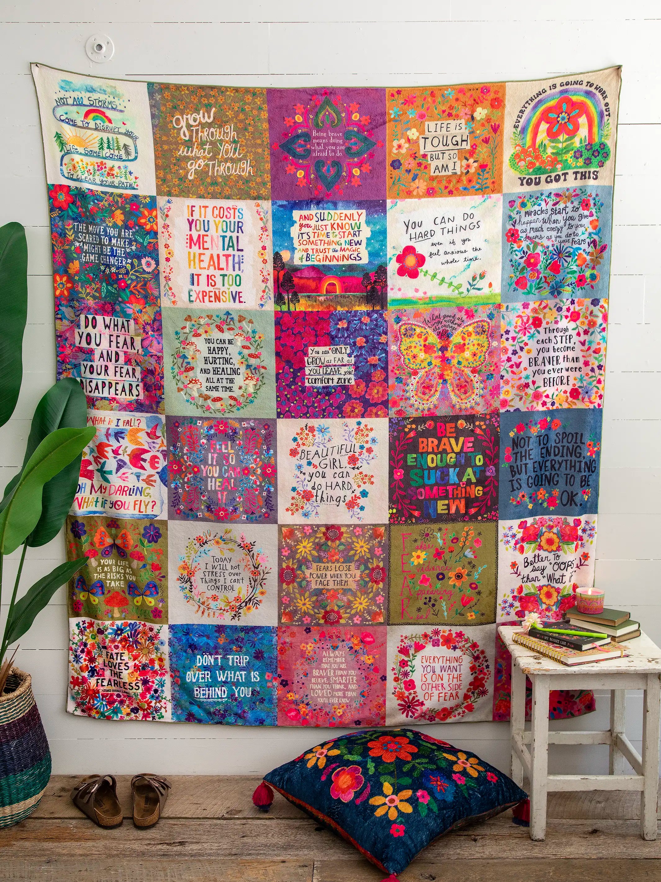 XL Double-Sided Cozy Blanket - Fearless Chirps - Image 4