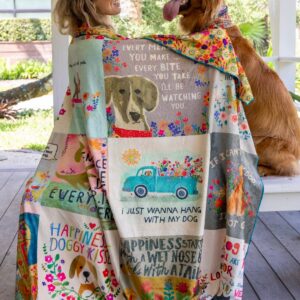 XL Double-Sided Cozy Blanket - Dog Lover Chirps