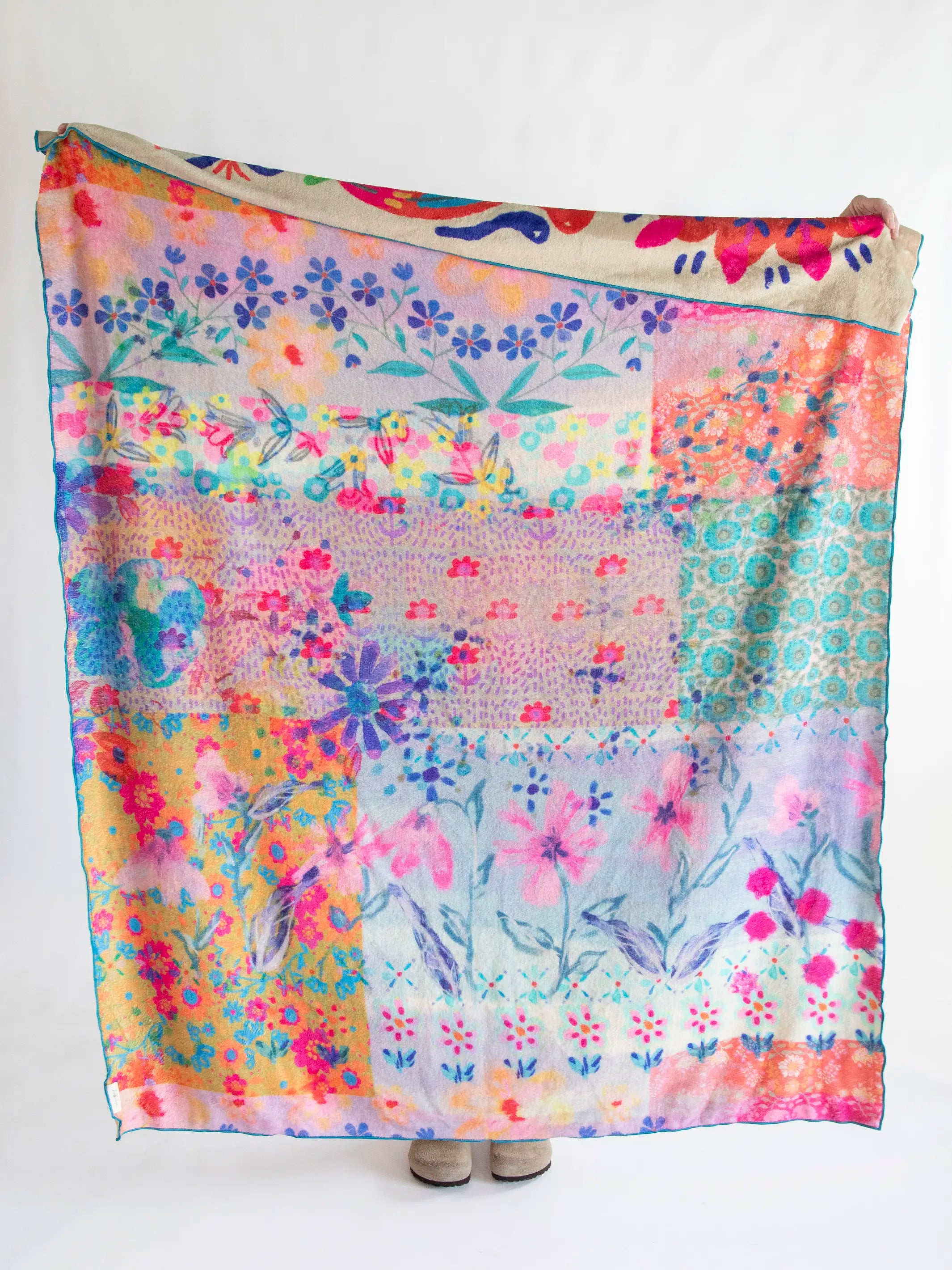 Double-Sided Cozy Throw Blanket - Thank God For Girlfriends - Image 2