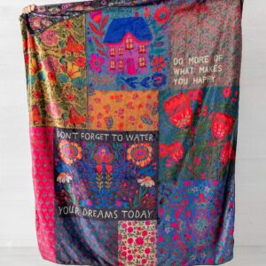Alternative view of Double-Sided Cozy Throw Blanket - Cottage