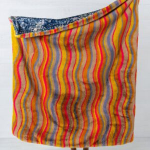 Alternative view of Cozy Luxe Faux Fur Blanket - Mustard Groove