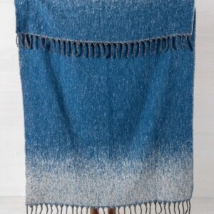 Alternative view of Cuddle Up Throw Blanket - Indigo Ombre