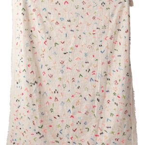 Alternative view of Hand-Embroidered Cotton Sherpa Blanket