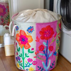 Boho Printed Laundry Hamper - Floral