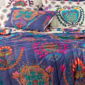 Alternative view of Bungalow Reversible Cotton Quilt - Folklore