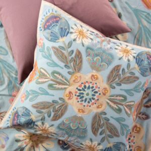 Catalina Cotton Euro Sham - Blue Mandala