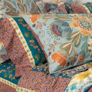 Alternative view of Catalina Cotton Duvet Cover - Blue Mandala