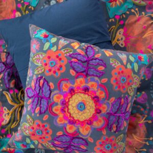 Catalina Cotton Euro Sham - Midnight Garden
