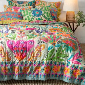 Bungalow Reversible Cotton Quilt - Free Spirit