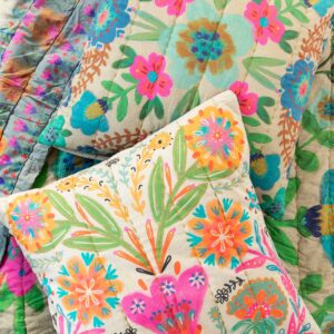 Bungalow Reversible Cotton Euro Sham - Free Spirit