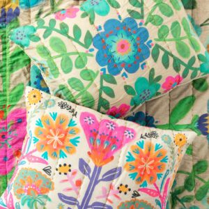 Bungalow Reversible Cotton Shams, Set of 2 - Free Spirit