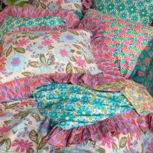 So Soft Cotton Reversible Duvet Cover - Retro Blooms