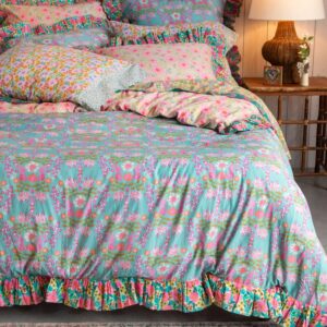 So Soft Cotton Reversible Duvet Cover - Meadow Magic
