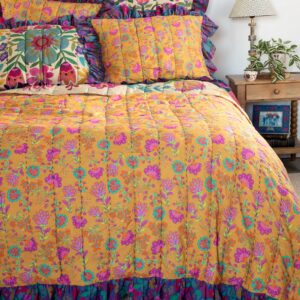 Alternative view of Bungalow Reversible Cotton Quilt - Boho Floral
