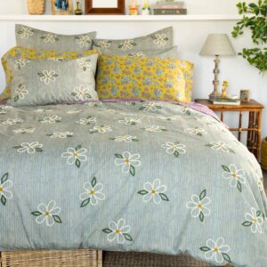 Alternative view of Catalina Cotton Shams, Set of 2 - Daisy Stripe