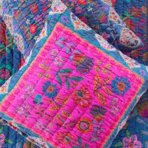 Bungalow Reversible Cotton Euro Sham - Magic Folk Garden