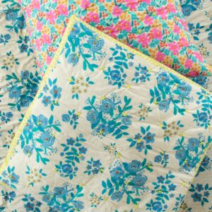 Bungalow Reversible Cotton Euro Sham - Wildflower Pop