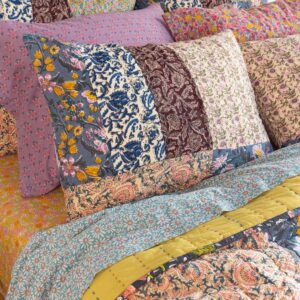 Alternative view of Patchwork Shams, Set of 2 - Block Print