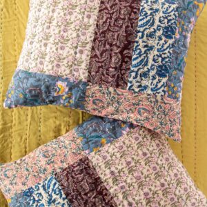 Patchwork Shams, Set of 2 - Block Print