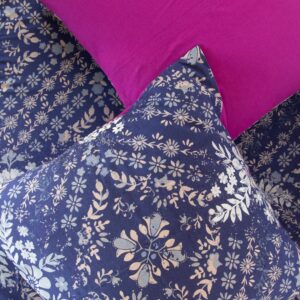 Catalina Cotton Euro Sham - Navy Bandana