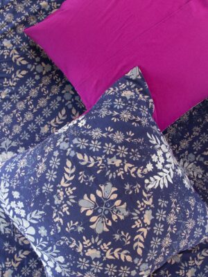 Catalina Cotton Euro Sham - Navy Bandana