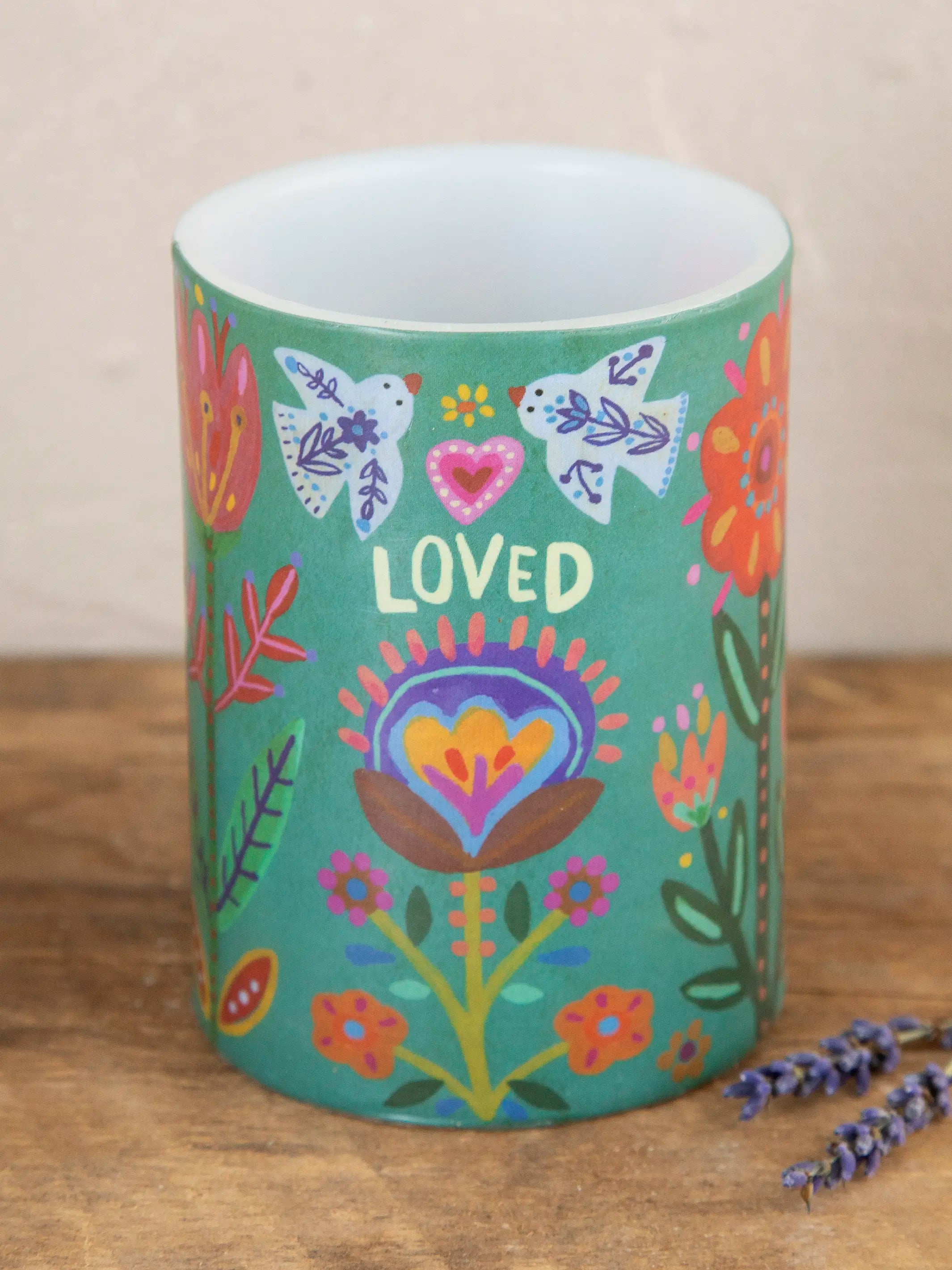 Flameless Candle - Loved - Image 2