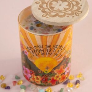 Alternative view of Gemstone Candle - You Make The World Brighter