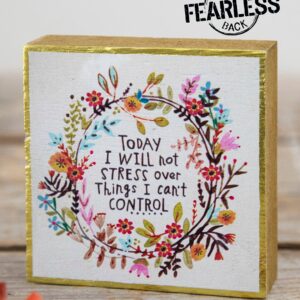 Tiny Block Keepsake - Will Not Stress