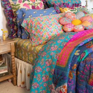 Alternative view of Mix & Match Cotton Pillowcase, Single - Retro Calico