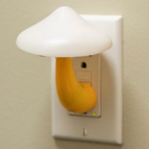 Alternative view of LED Night Light - Mushroom Yellow
