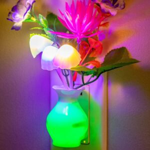 LED Night Light - Floral Multi