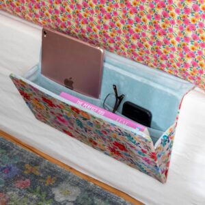 Bedside Caddy Organizer - Floral