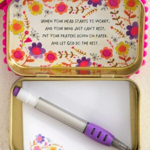 Alternative view of Tin Prayer Box - Beautiful Girl