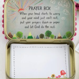 Alternative view of Tin Prayer Box - God Created You