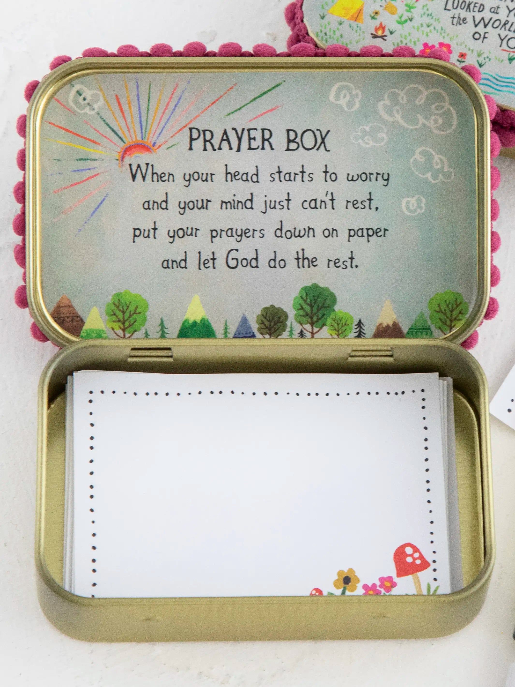 Tin Prayer Box - God Created You - Image 2