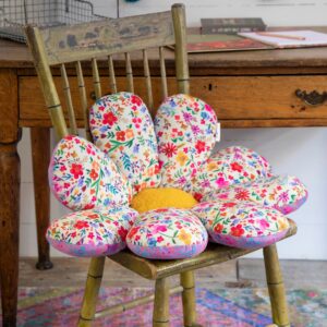 Reversible Seat & Floor Cushion - Flower