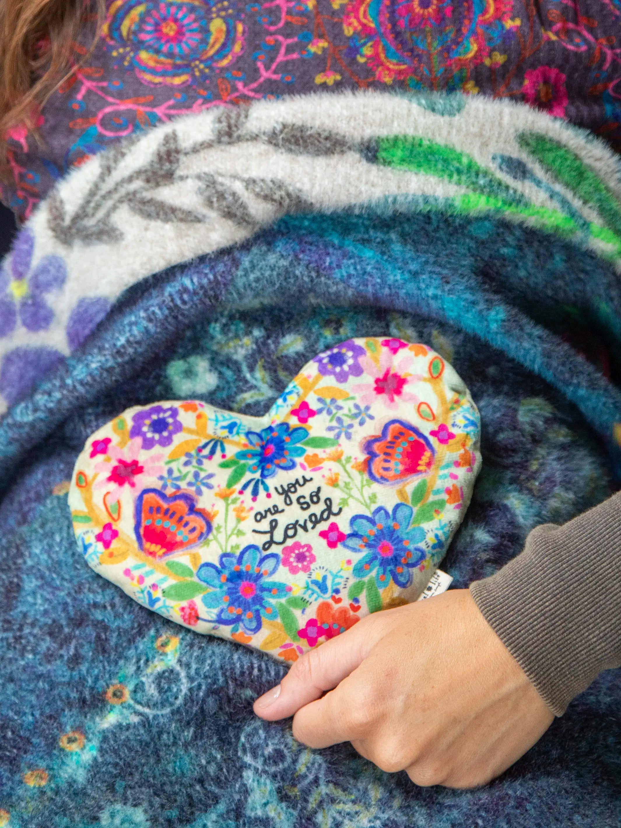 Mini Heating Pad - You Are So Loved Heart