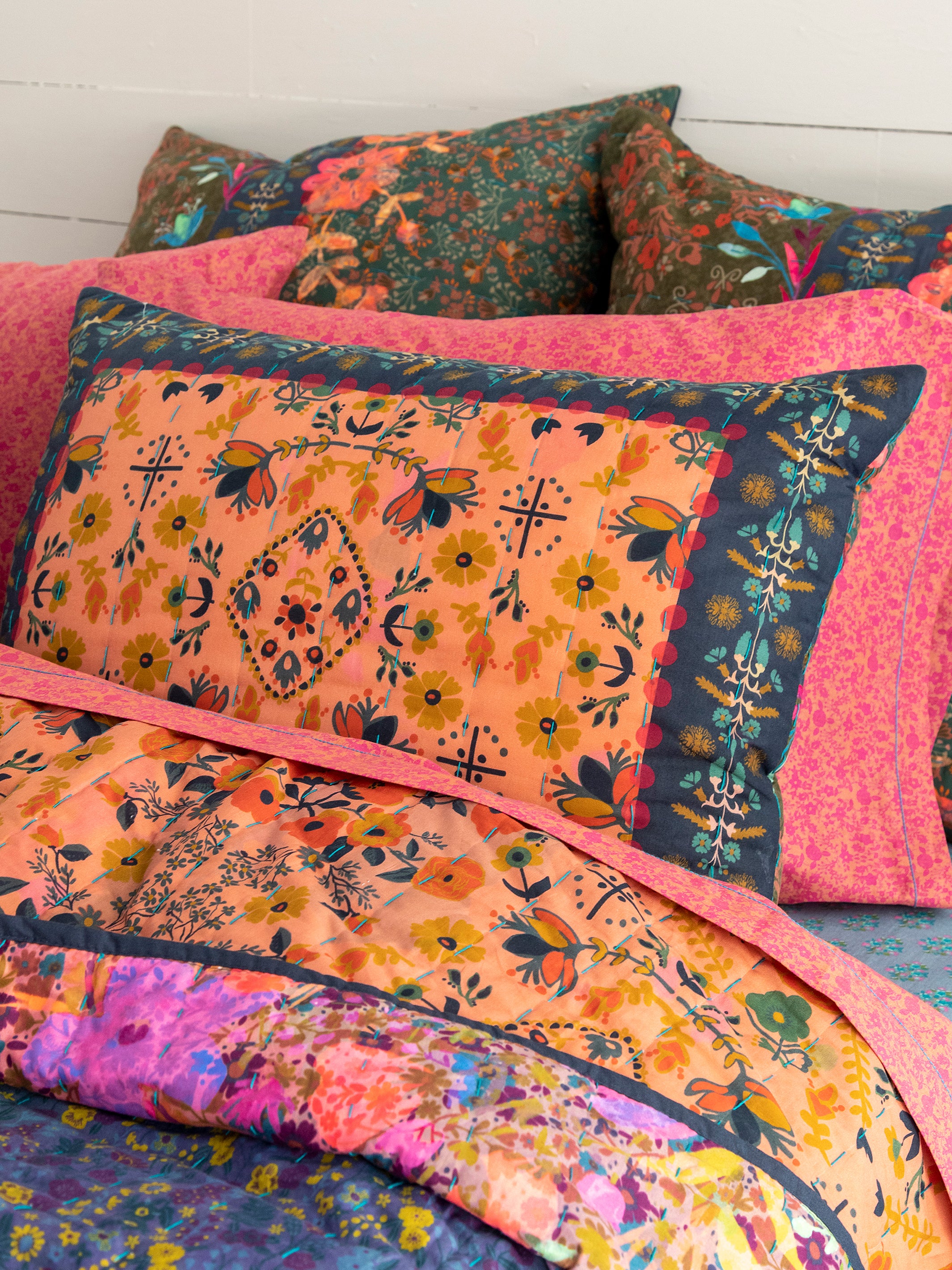 Bungalow Reversible Cotton Quilt - Maia - Image 3