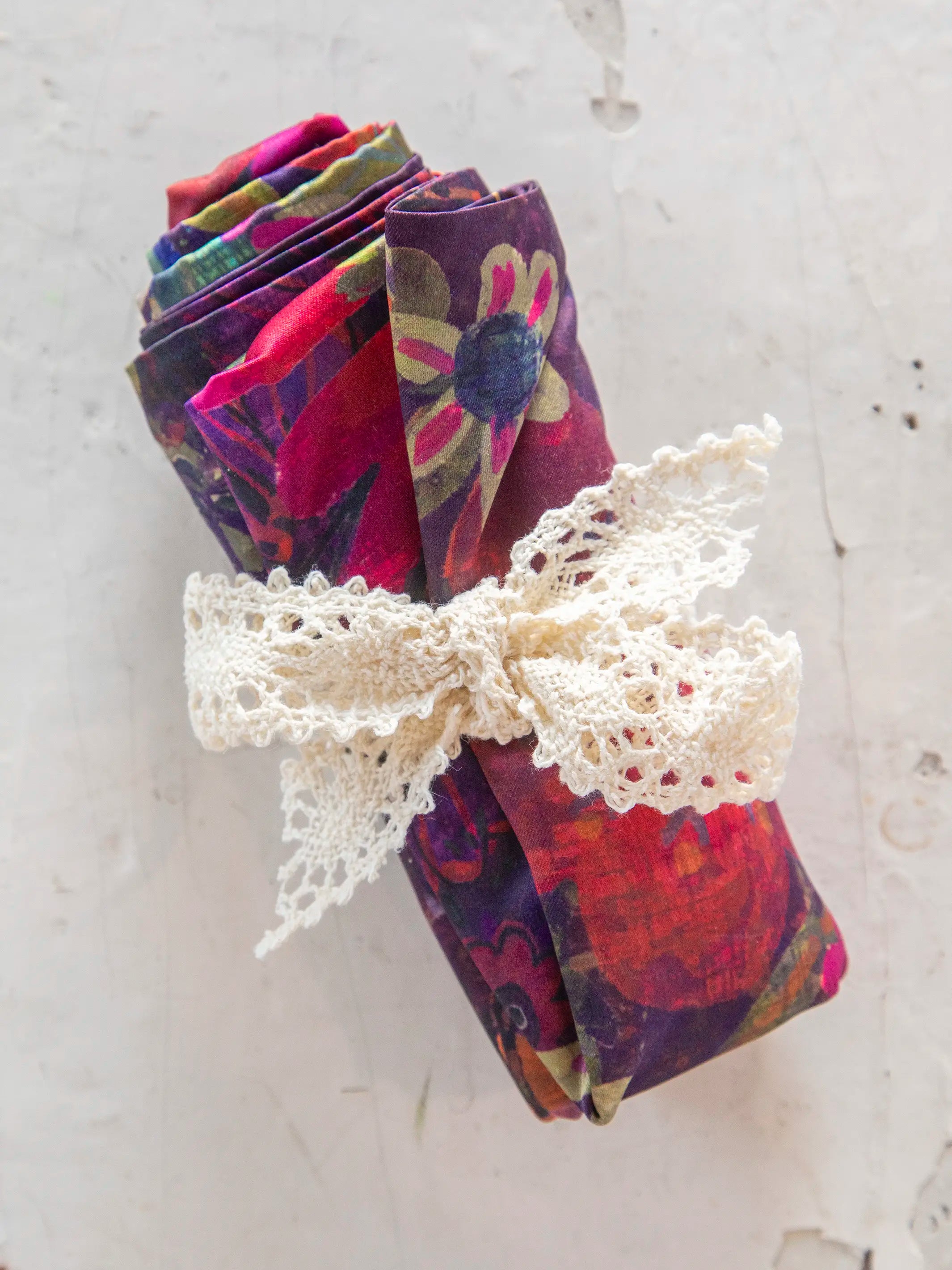 Satin Pillowcase - Dark Floral Garden - Image 2