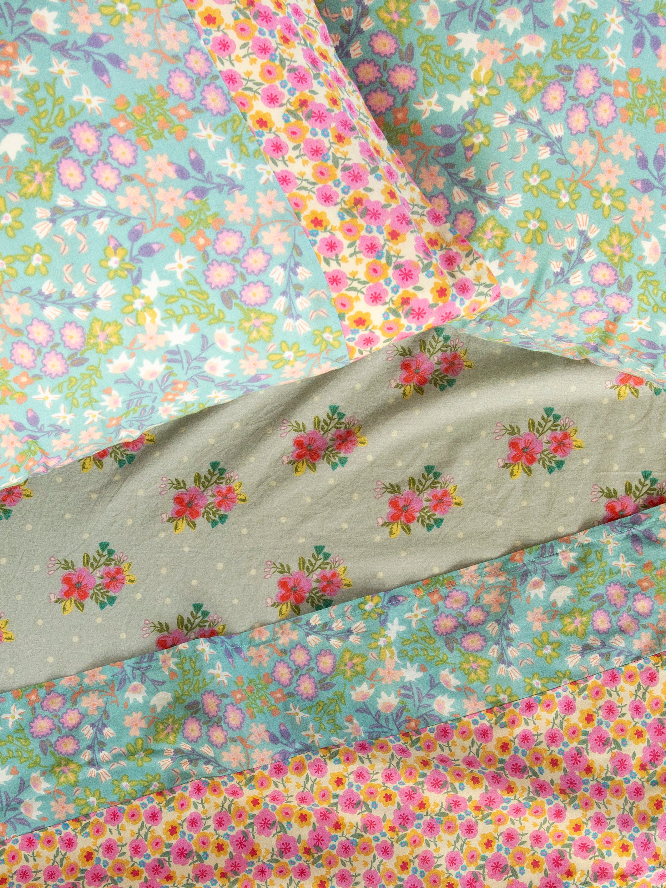 Mix & Match Cotton Sheet Set - Serene