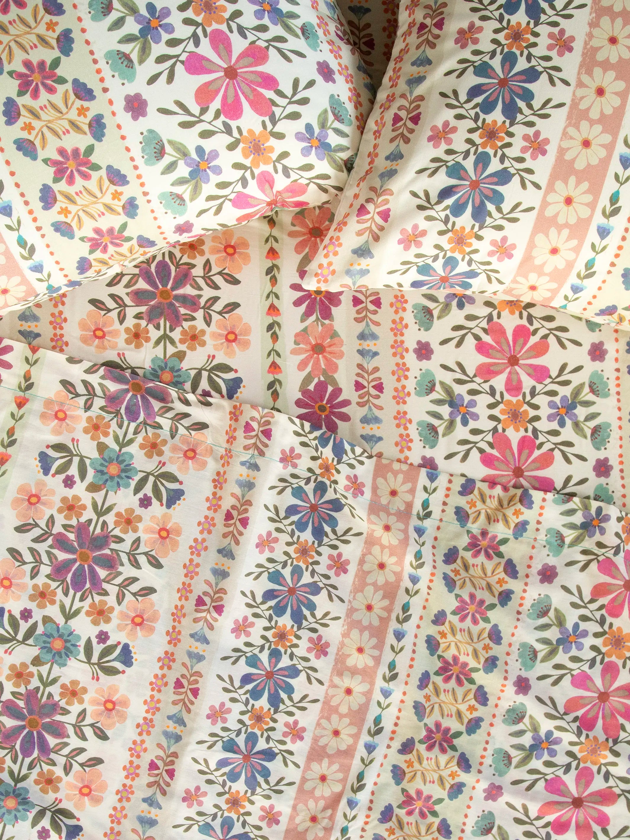 Sooo Soft Cotton Sheet Set - Wildflower Rows