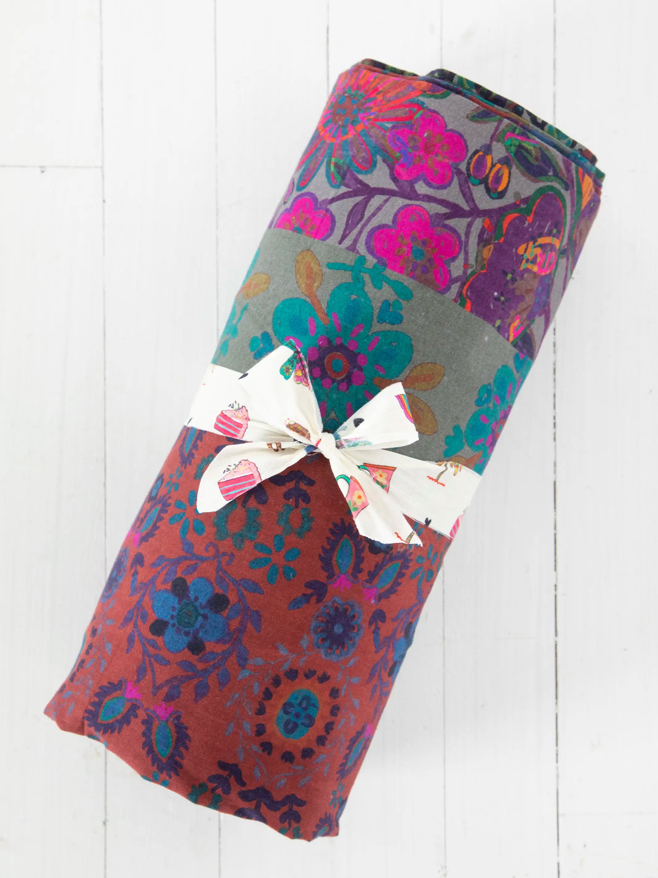 Sooo Soft Cotton Sheet Set - Blue Patchwork - Image 3