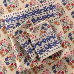 Alternative view of Sooo Soft Cotton Sheet Set - Floral Diamonds