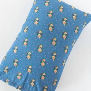 Mix & Match Cotton Pillowcase, Single - Blue Nora