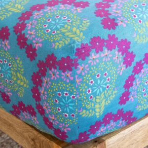 Mix & Match Cotton Fitted Sheet - Meadow Medallion