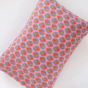 Mix & Match Cotton Pillowcase, Single - Pink Rose