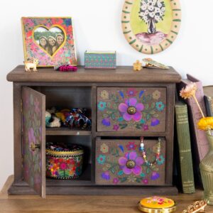 Alternative view of Maia Mini Dresser - Cocoa Folk Flower