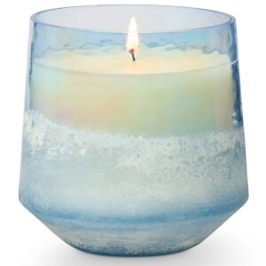 Alternative view of Baltic Glass Candle - Light Blue